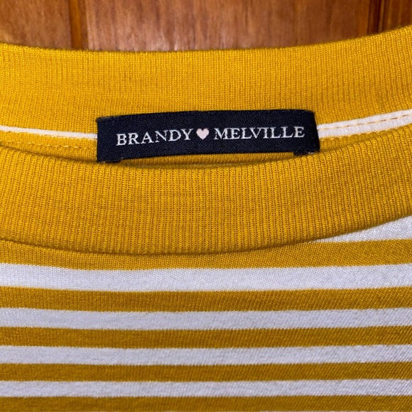 Brandy Melville LS Striped Tee - Picture 2 of 3